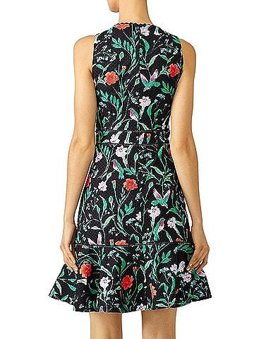 Kate Spade New York Jardin Tile Cocktail Dress (view 2)