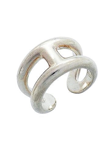 Hermès Hermes Osmos PM Ring, Sterling Silver 925, Men's (view 1)