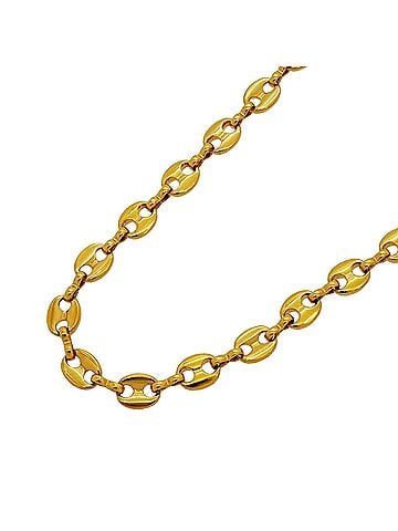 Christian Dior Christian Dior Necklace, GP Plated, Rhinestone, Gold, Women's (view 1)