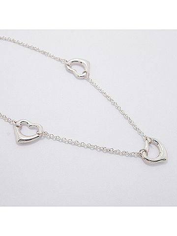 Tiffany & Co. Tiffany &amp; Co. Heart Necklace, 3 Pieces, Sterling Silver 925, Women's (view 2)
