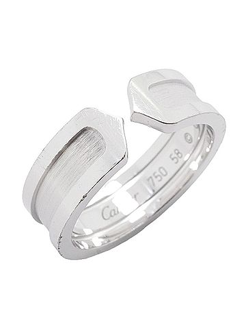 Cartier Cartier Ring C2 18KWG White Gold #58 Men's (view 1)