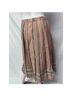 Woolworths 100% Wool Color Block Pink Tan Gray Wool Skirt Size L - photo 4