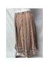 Woolworths 100% Wool Color Block Pink Tan Gray Wool Skirt Size L - photo 3