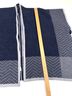 Adrienne Vittadini Houndstooth Blue Gray Poncho Size M - photo 7