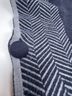 Adrienne Vittadini Houndstooth Blue Gray Poncho Size M - photo 9