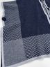 Adrienne Vittadini Houndstooth Blue Gray Poncho Size M - photo 10