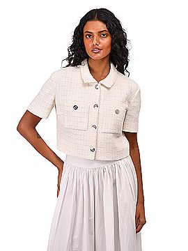 Maje villoni cropped tweed Jacket (view 1)