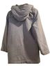 Lacoste 48% Wool 48% Cotton 4% Viscose 100% Polyamide 100% Nylon 100% Polyester Solid Gray Coat Size M - photo 2
