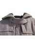 Lacoste 48% Wool 48% Cotton 4% Viscose 100% Polyamide 100% Nylon 100% Polyester Solid Gray Coat Size M - photo 11