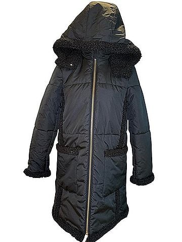 J.Crew Collection Signature Hooded Sherpa-Trim Puffer Coat (view 2)