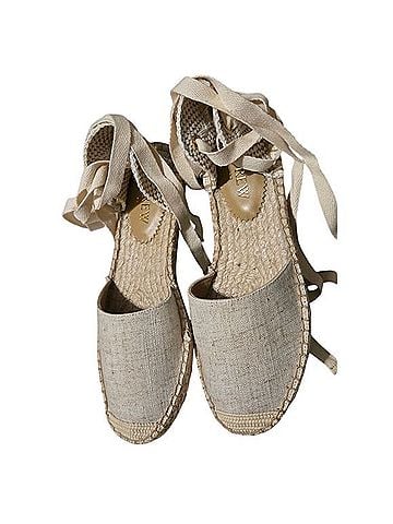 J.Crew Factory Store Lace-Up Espadrille Flats Flats (view 1)