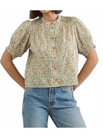 Hunter Bell Hartley Top in Coral Multi (view 2)