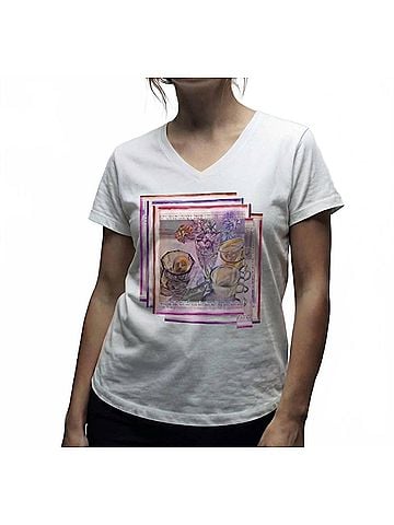Suzi Roher Viv Tee in I Love Tea (view 2)