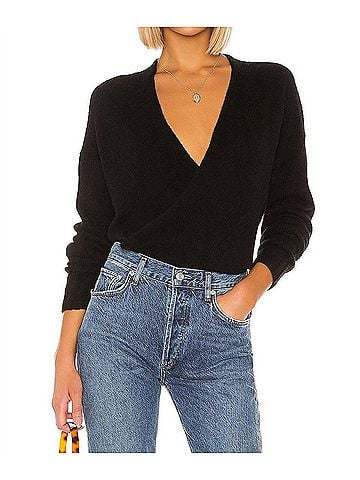 360 Cashmere Karlie Sweater in Black (view 2)