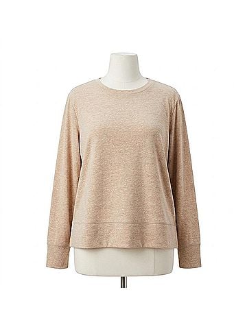 Ideology Women's Long Sleeve Top in Tan (view 1)