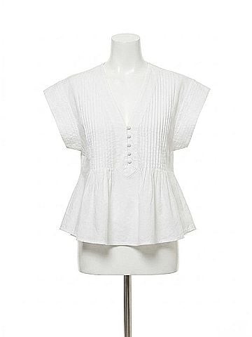 Hunter Bell Lola Top in White (view 1)