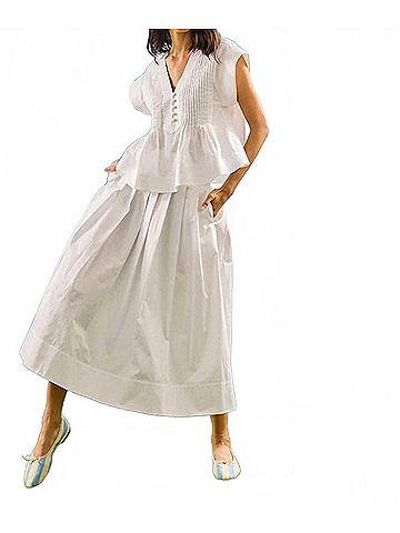 Hunter Bell Lola Top in White (view 2)