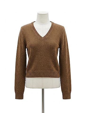 Nili Lotan Everstyn Sweater in Dark Camel (view 1)