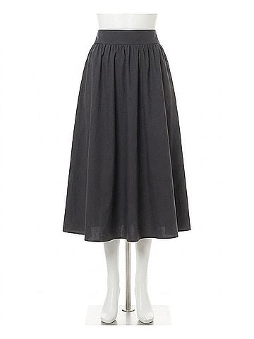 Greylin Etienne Midi Skirt in Black (view 1)