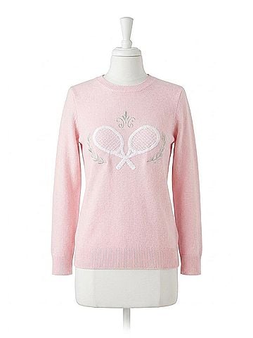 Sail to Sable Tennis Racquet Sweater in Blush (view 1)