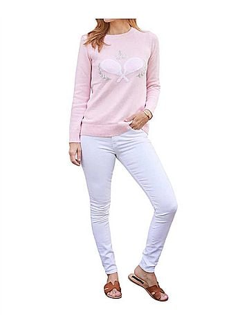 Sail to Sable Tennis Racquet Sweater in Blush (view 2)