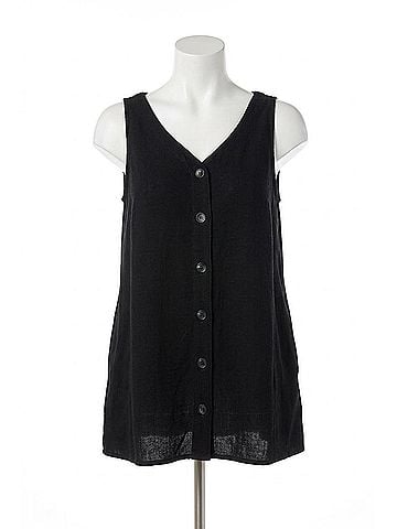 Coco + Carmen Women's Tessa Reversible Tank Top in Black (view 1)