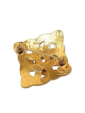 Chanel Chanel Coco Mark Vintage Brooch, 97P Stamp, Gold Plated, Women's CHANEL (view 2)