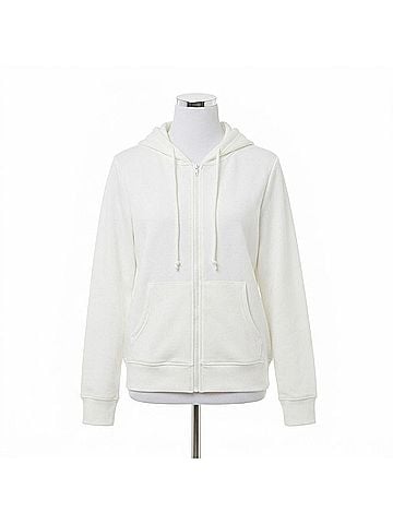 Ideology Women's Classic Hoodie in White (view 1)