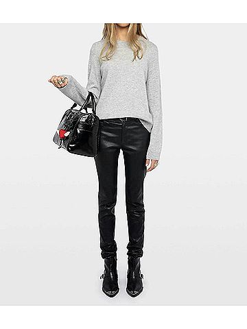 Zadig & Voltaire Cara Sweater in Light Grey (view 2)