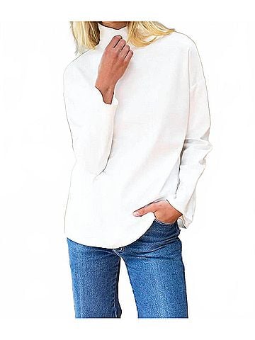 Emerson Fry Edie Top in Ivory Ponte (view 2)
