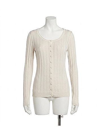 Proenza Schouler Hattie Cardigan in Ivory (view 1)