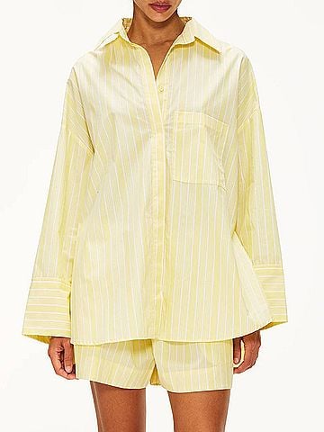 Faithfull the Brand Clemente Shirt in Elisa Stripe (view 2)