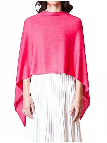 Kerisma Eden Poncho in Hot Pink (view 2)