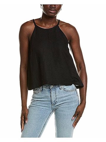 Emerson Fry High Neck Tank Top in Black (view 2)