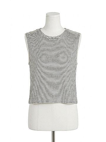 Greylin Daphne Sleeveless Knit Shell Top in Grey (view 1)