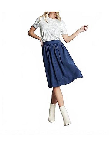 Downeast Avery Skirt in Peacoat (view 2)