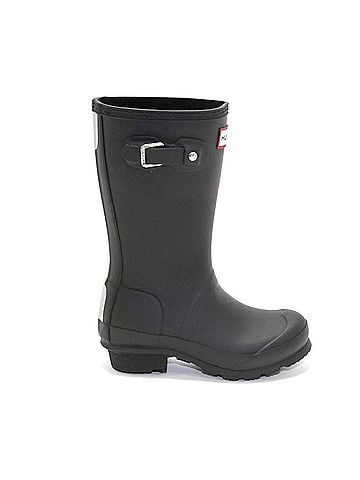 Hunter Girls Original Rain Boots in Black (view 1)