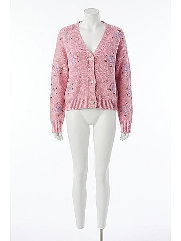 Raga Surat Floral Cardigan in Pink (view 1)