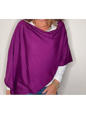 Kerisma Eden Poncho in Ultra Violet (view 2)
