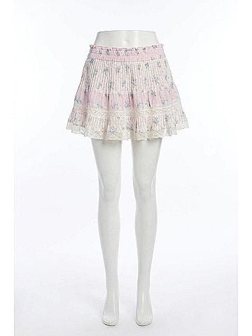 LoveShackFancy Gloriana Skirt in Lilac Vanilla (view 1)