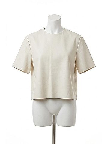 Dolce Cabo Ainsley Short Sleeve Top in Cream (view 1)