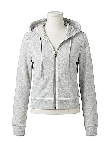 Asher Sadie Hoodie in Oat Heather (view 1)