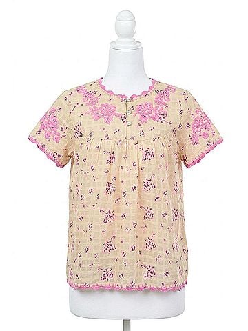 Ivy Jane Nora Top in Ivory (view 1)