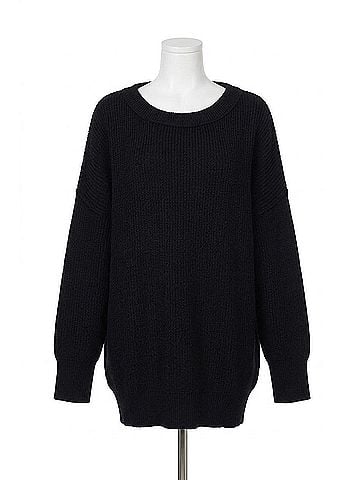 Esley Favorite Slouchy Sweater in Black (view 1)