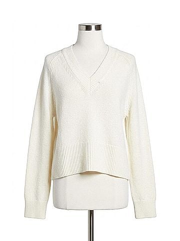 Fifteen Twenty Carrie Mixed Media Sweater in Off White (view 1)