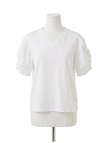 inwear Gudruniw V-Neck Tshirt in Pure White (view 1)
