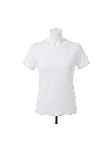 Fabletics Feather Tech+ Short-Sleeve Tee in White (view 1)