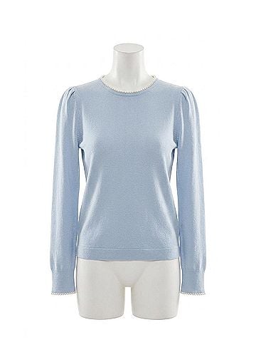Generation Love Petunia Sweater in Light Blue Pearl (view 1)