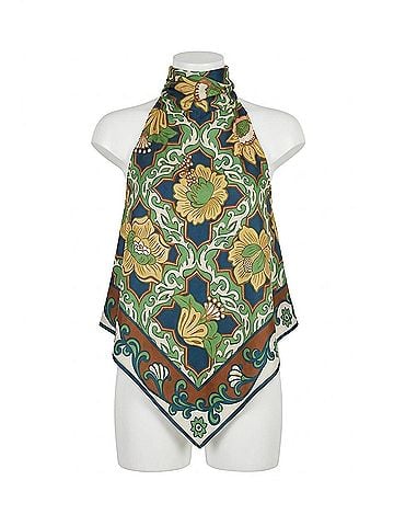 ALEMAIS Liana Silk Top in Multi (view 1)