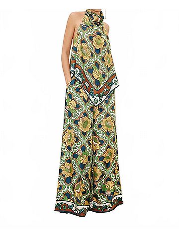 ALEMAIS Liana Silk Top in Multi (view 2)